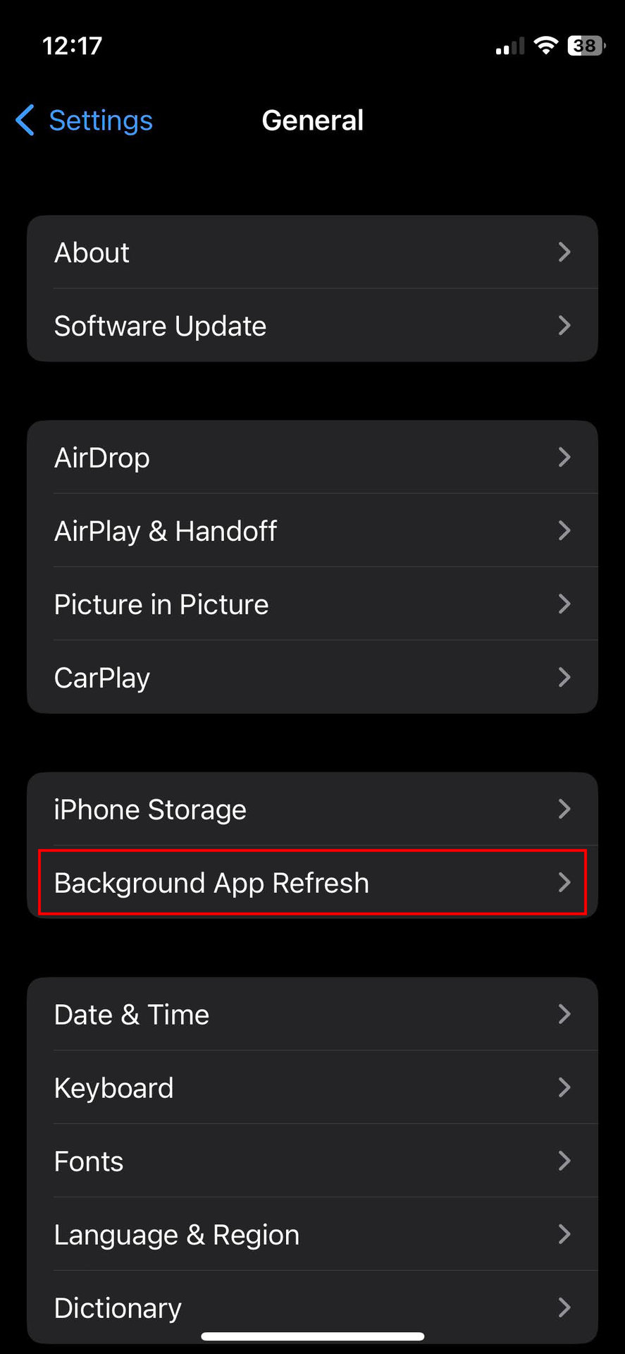 How to enable Background App Refresh for WhatsApp on iPhone 2