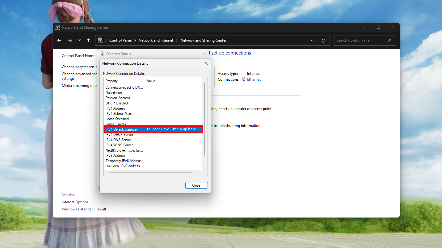 How to find your router's IP address on Windows (5)