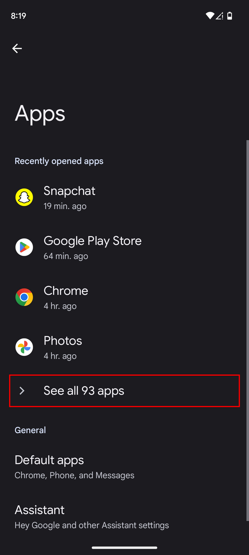 How to force close Snapchat on Android 2