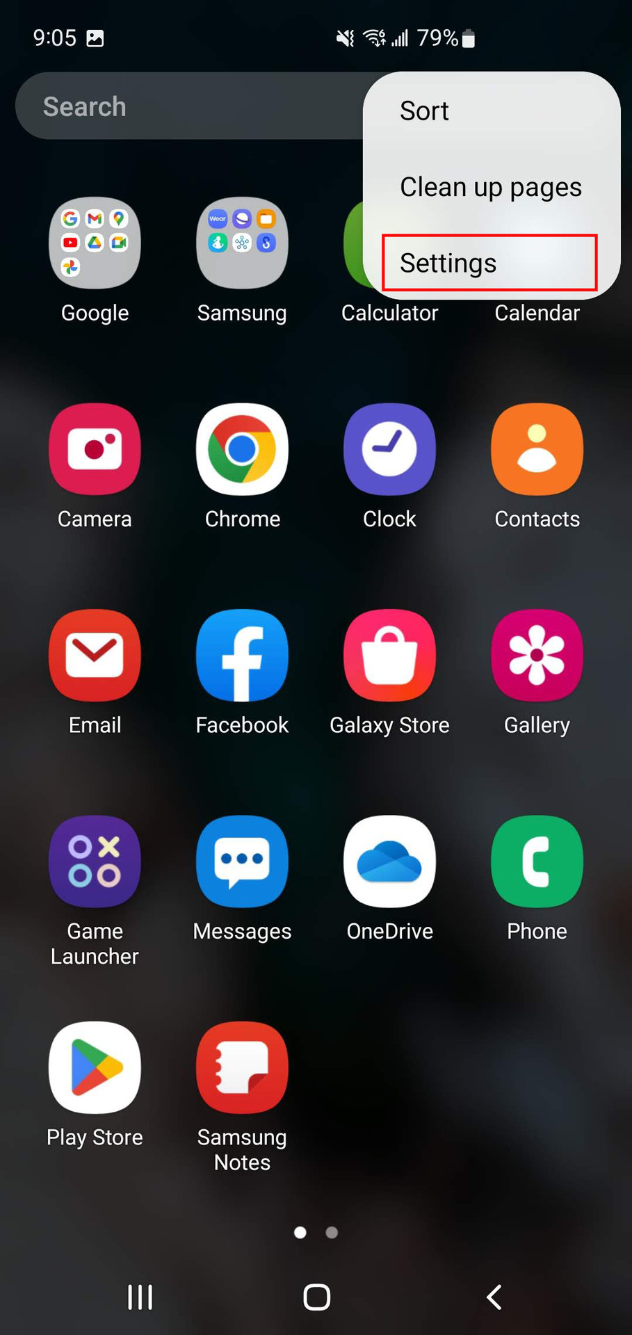How to hide apps on Samsung phone 2
