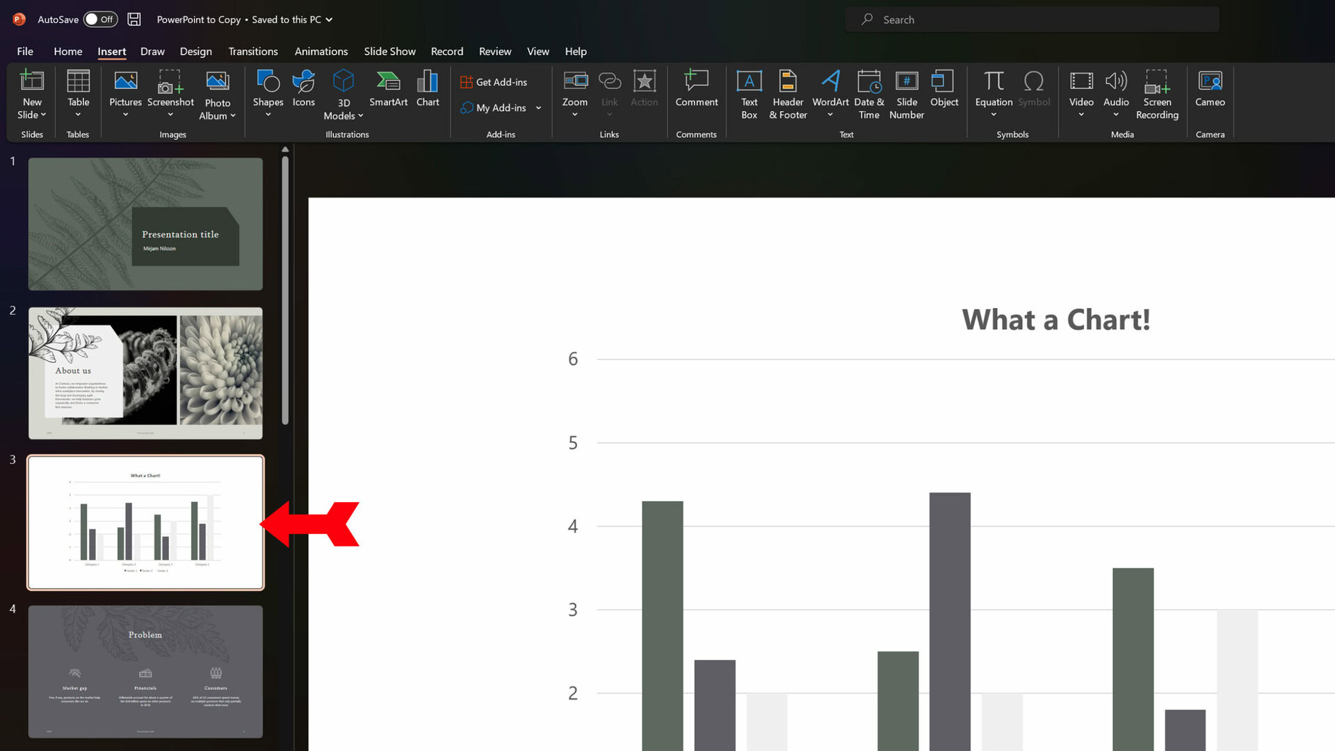 Merge PowerPoints Reuse Slides Slide Inserted With New Style