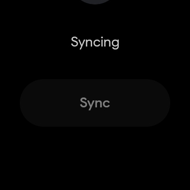 Pixel Watch Syncing