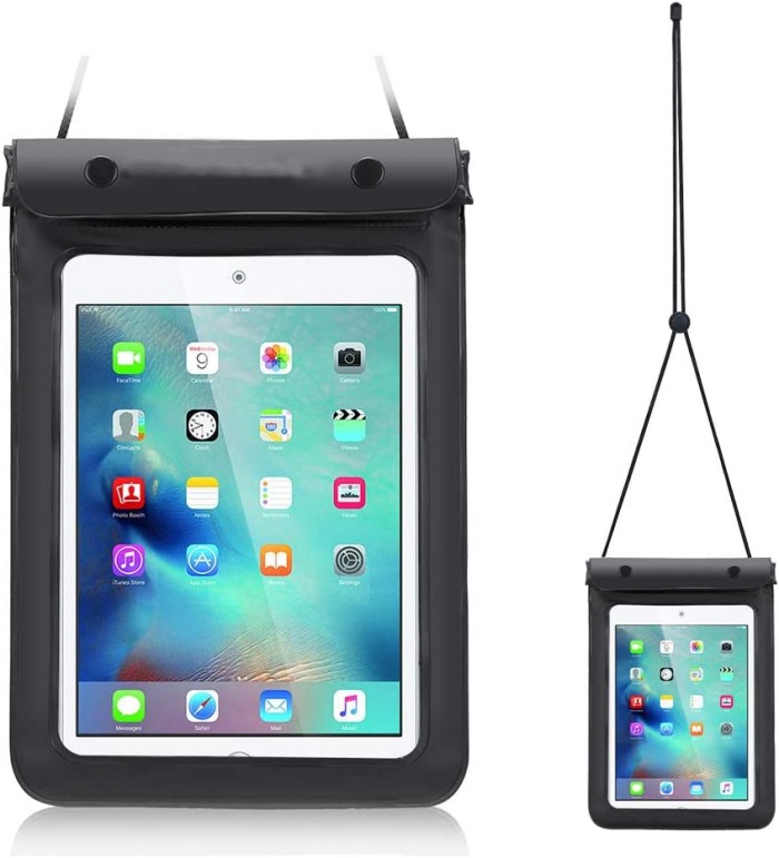 Product image of the Pxinhui waterproof case for the Galaxy Tab A7 lite.