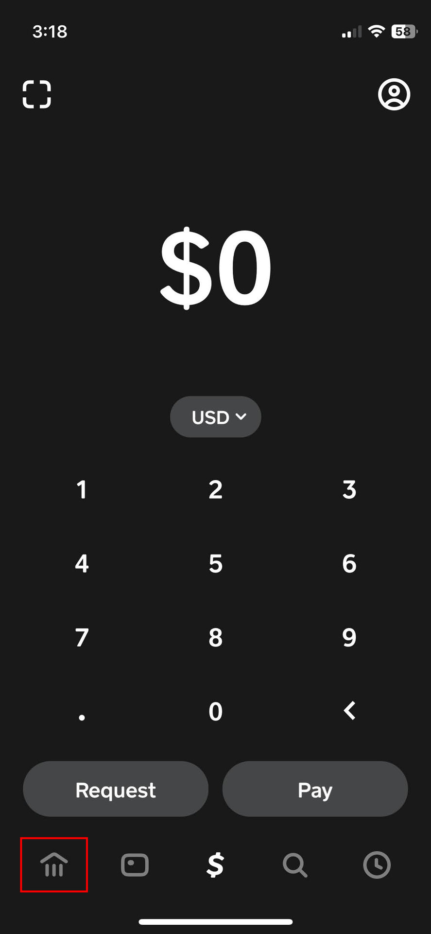 Send money from the bank account to your Cash App 1