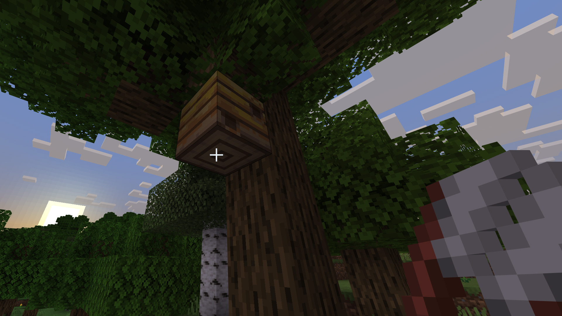 Shearing a Bee Nest Minecraft