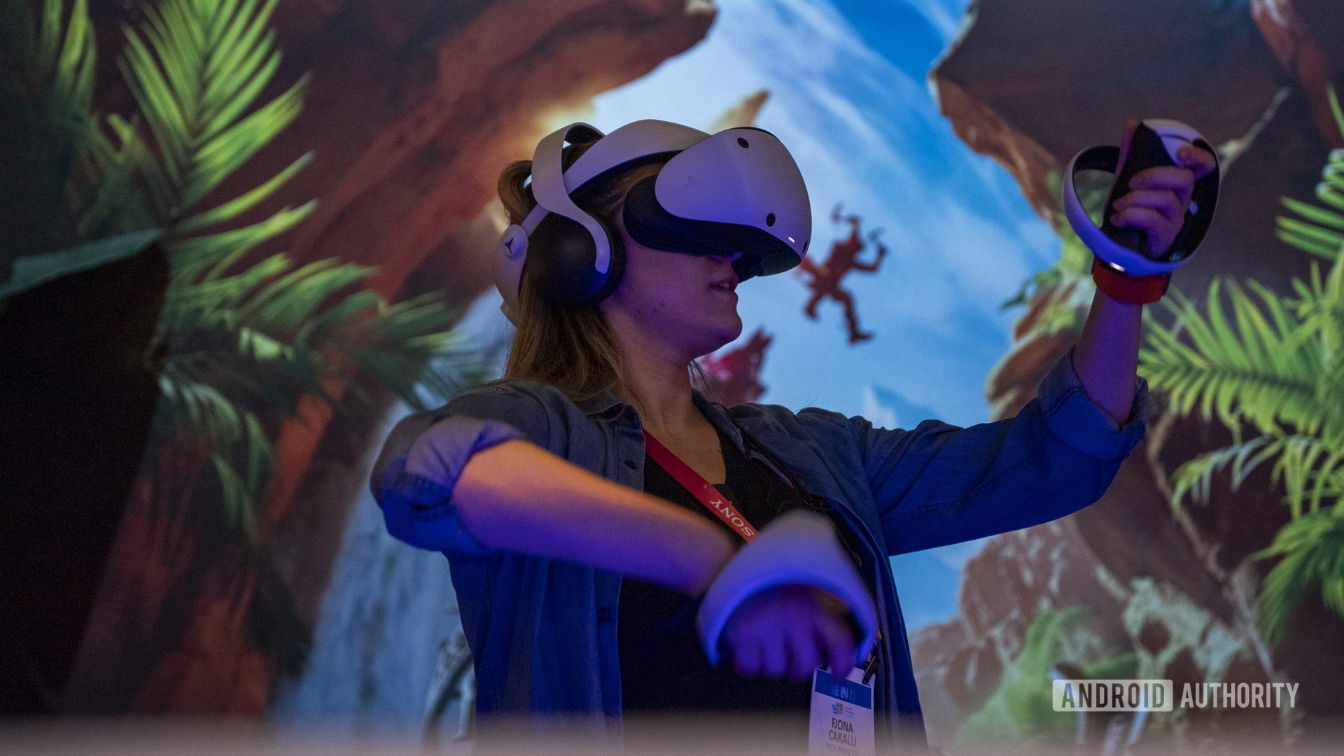 Sony Playstation VR2 3 personas probando la realidad virtual