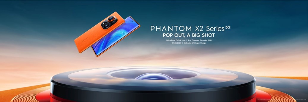 Banner promocional de la serie Tecno Phantom X2 1