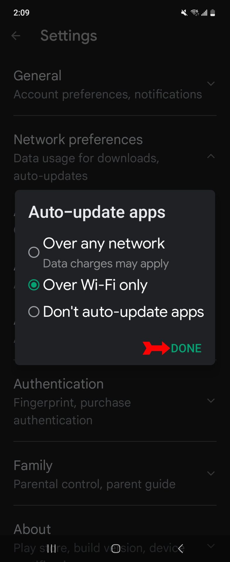 Update Android Apps Automatically Set Auto Update Preference