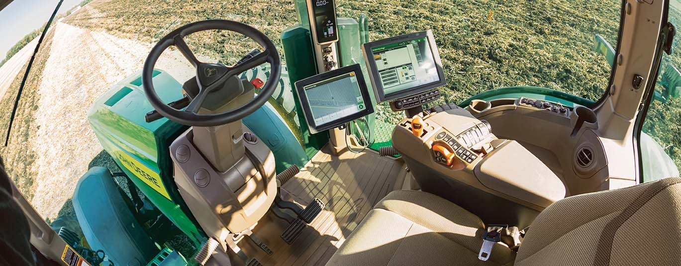 unmanned empty cab hihn deere