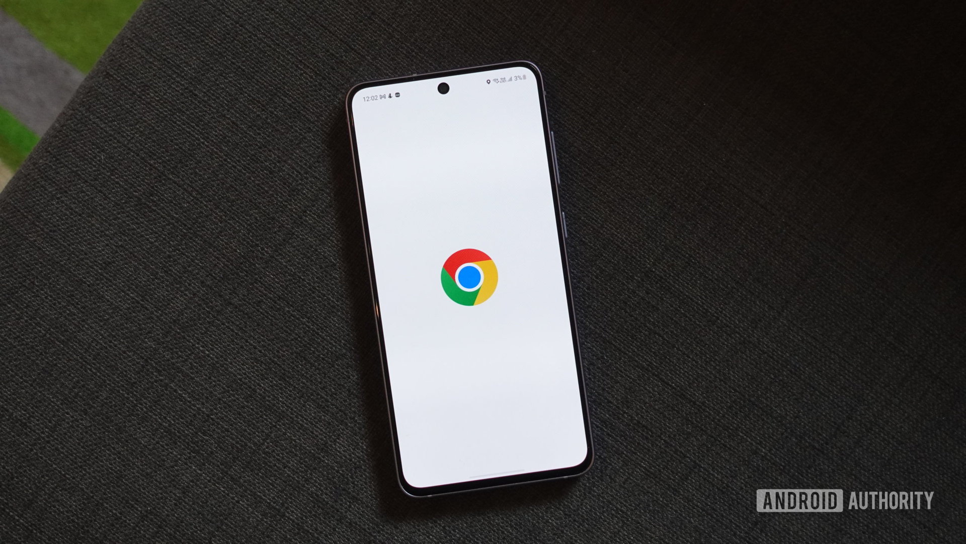 Logotipo de la pantalla de bienvenida de Google Chrome Android