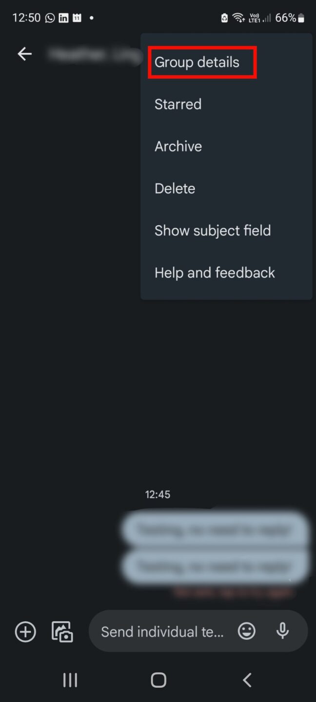 How to leave a group text on Android Android Authority