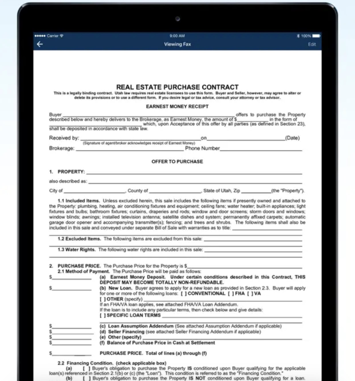 myfax fax from iphone email