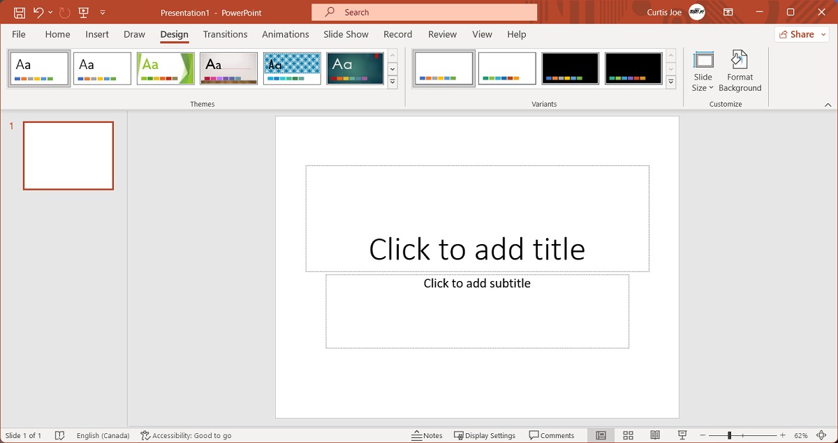 new slide size powerpoint