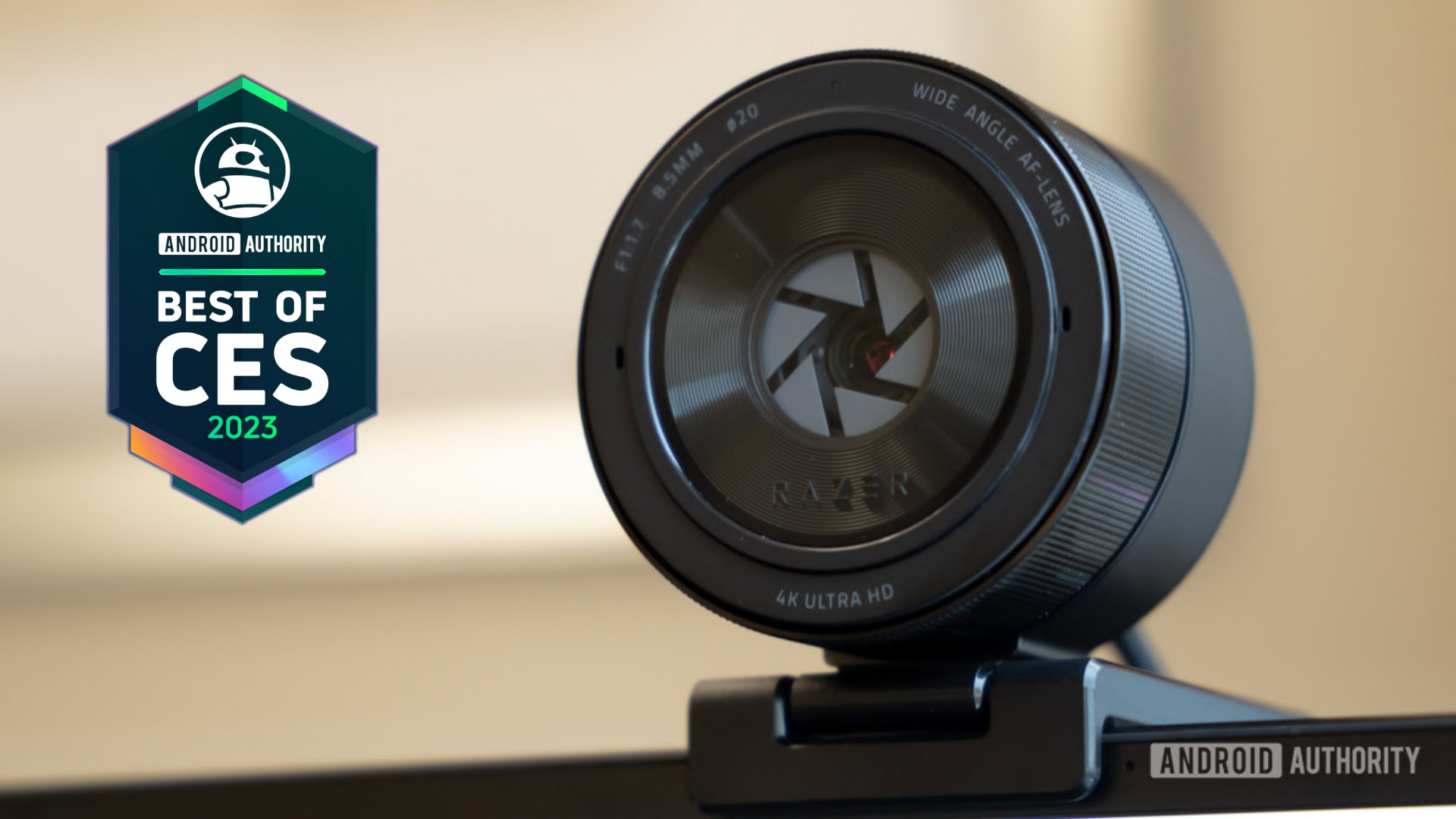 The Razer Kiyo Pro Ultra is an enormous webcam that keeps you looking great