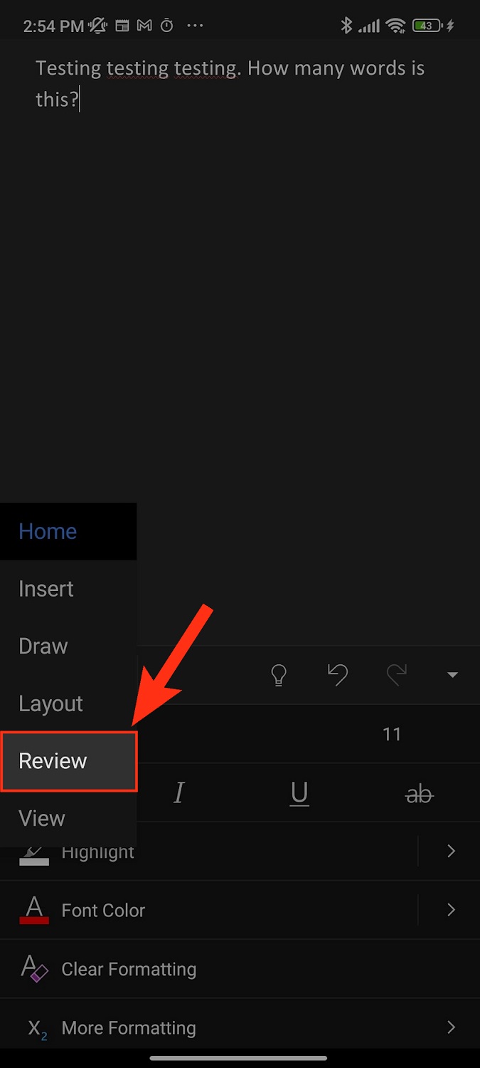 select review word app