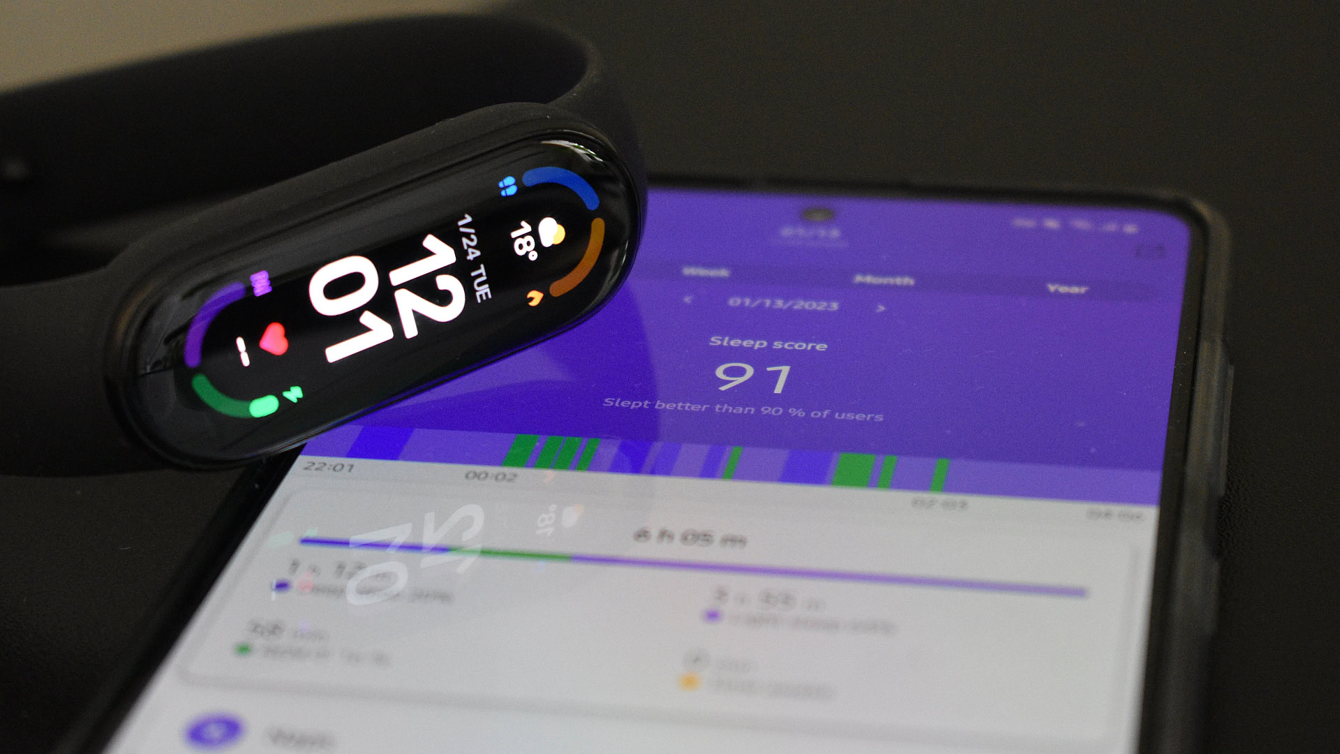 xiaomi mi band sleep tracking