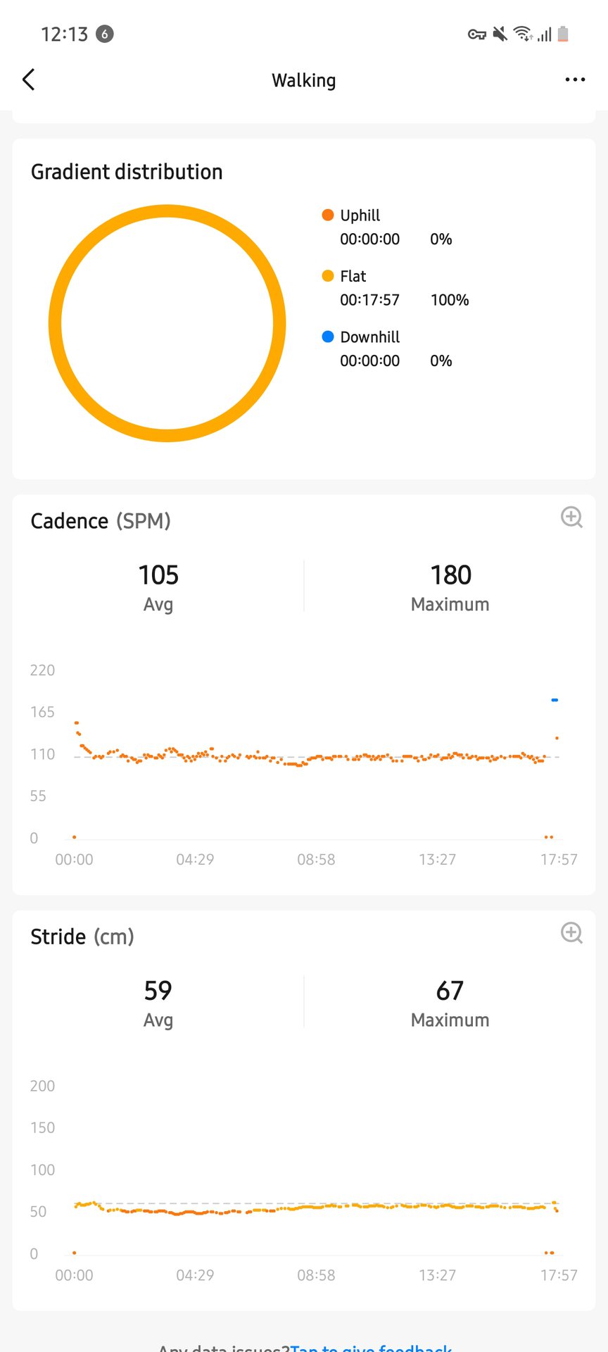 zepp life mi fit app workout page screenshot 3