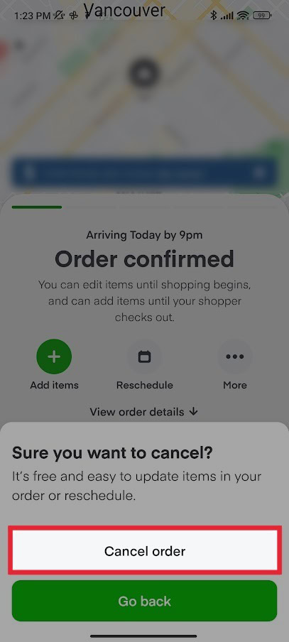 6 instacart mobile cancel order