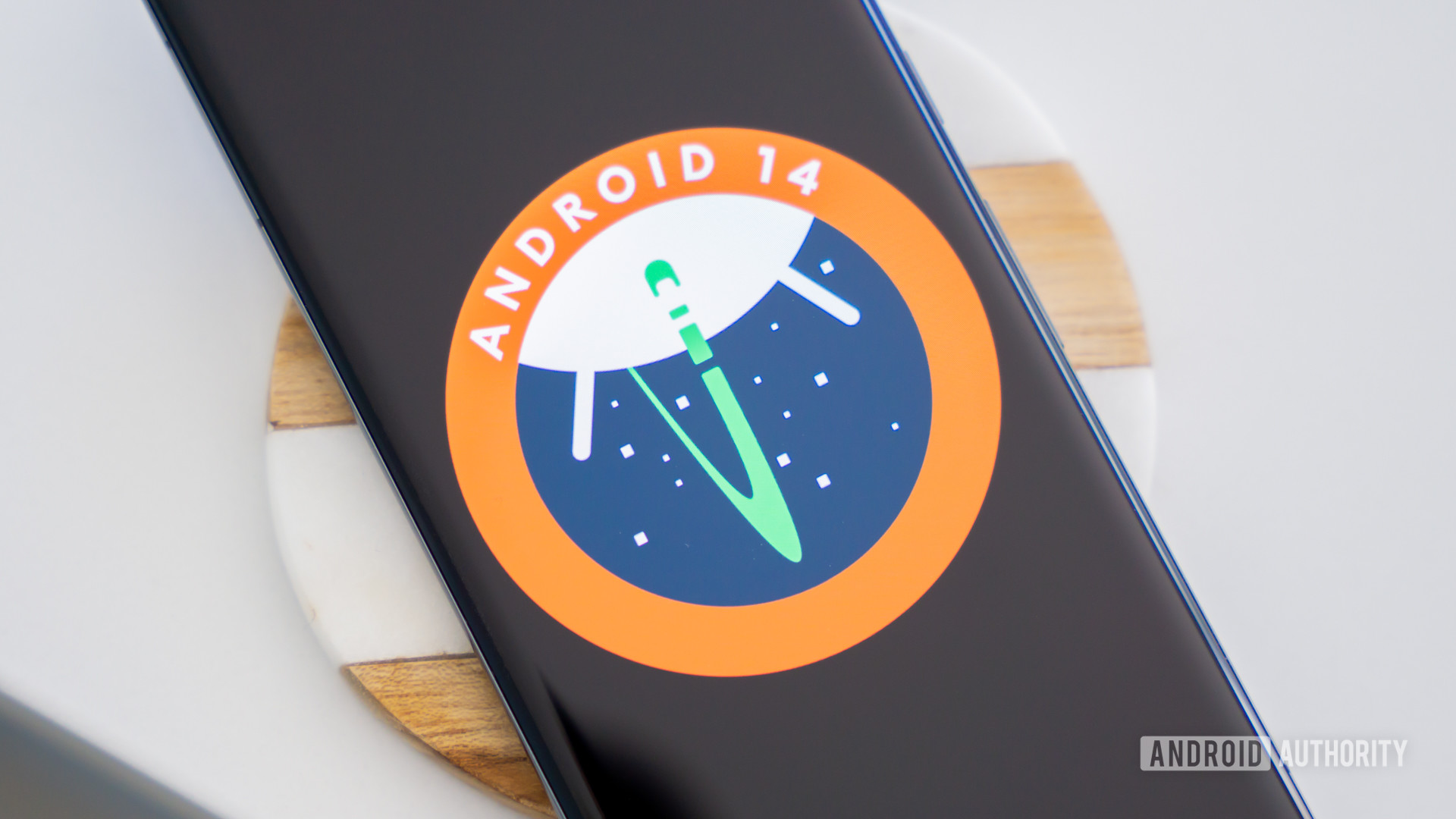 Android 14 logo stock photo 12