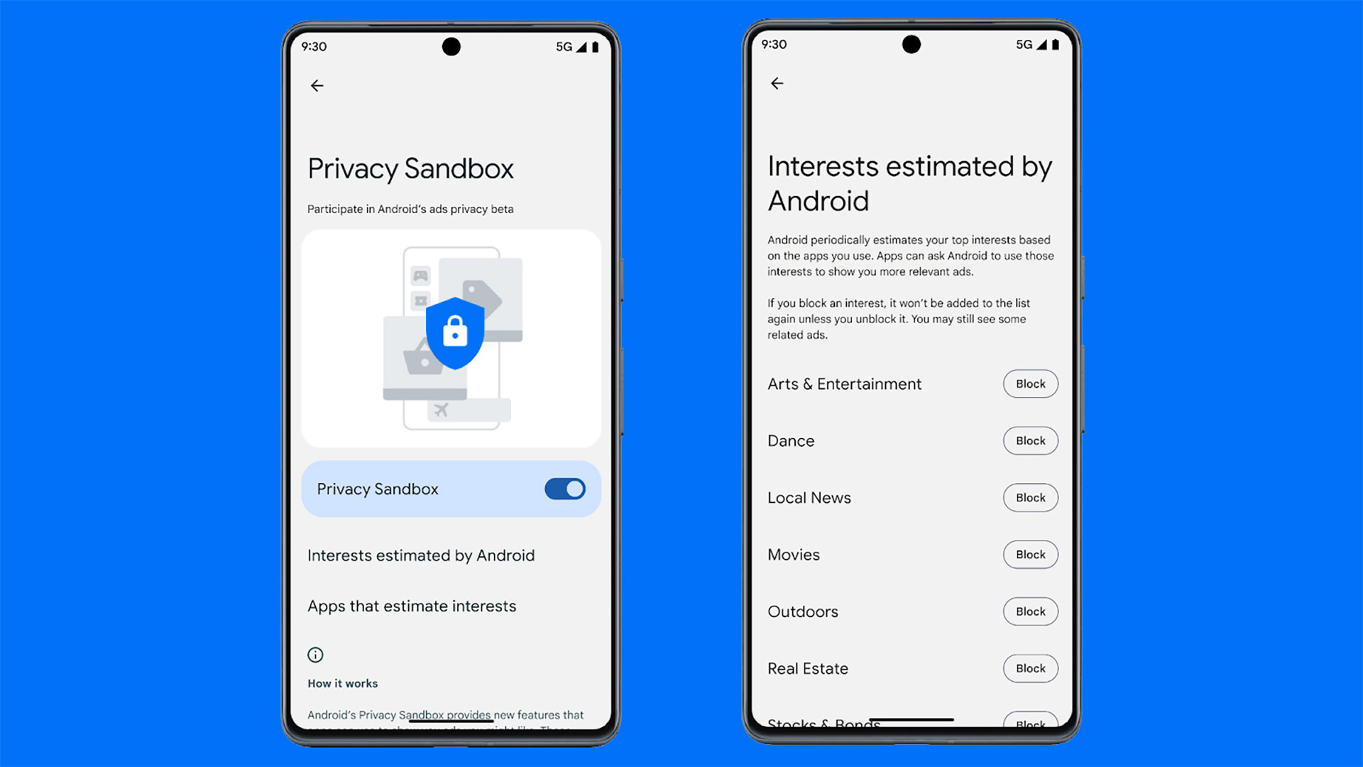 Android Privacy Sandbox beta rolling out now