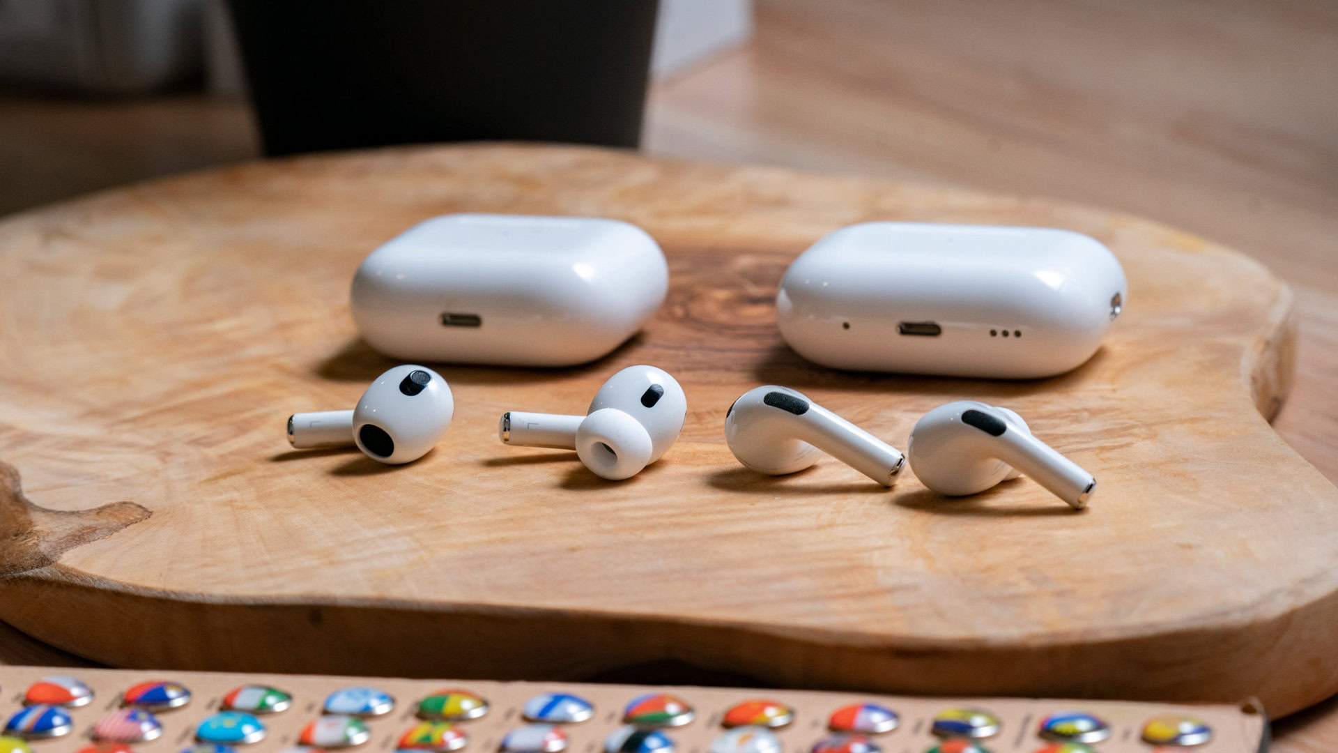 Apple AirPods Pro 2nd Generation vs Apple AirPods 3rd Generation Case and Headphones Comparison