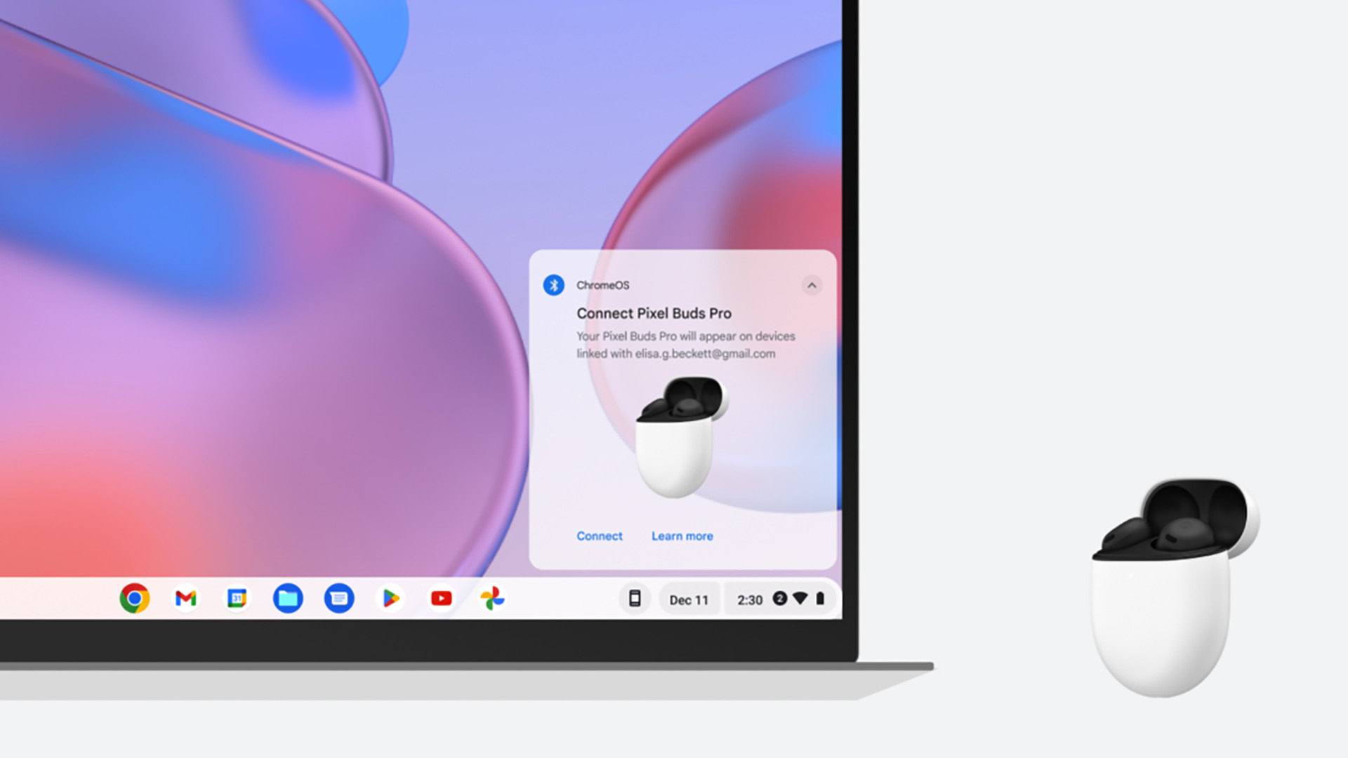 Fast Pair on Chromebook Image