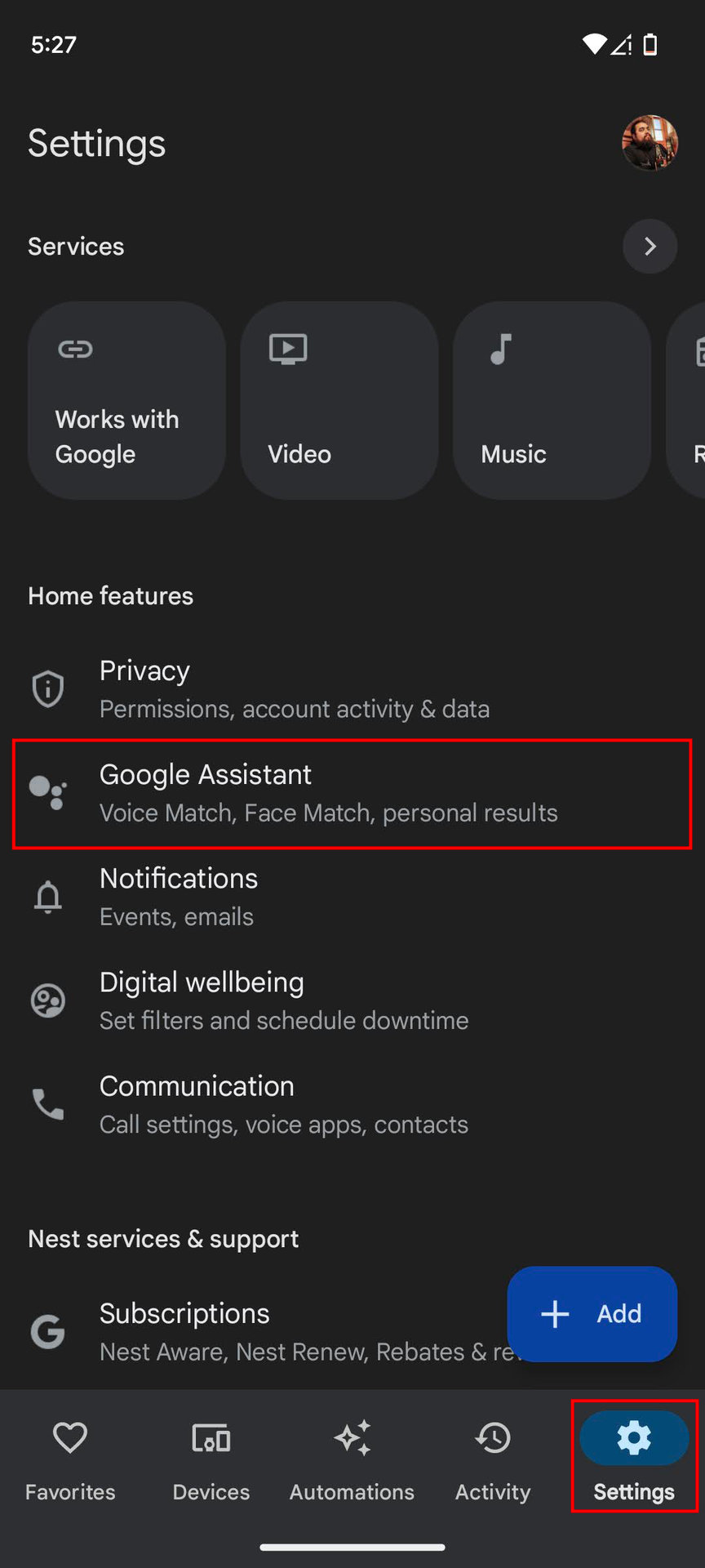 How to access Google Assistant settings (1)