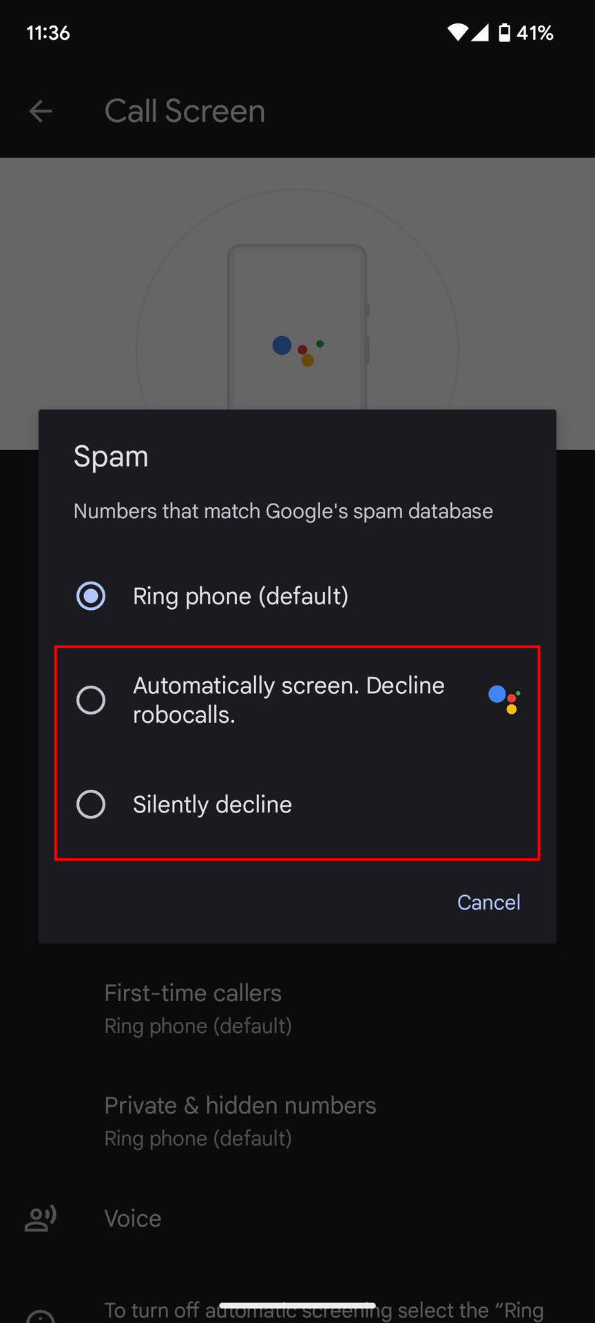 How to block spam calls using the Phone By Google app (6)