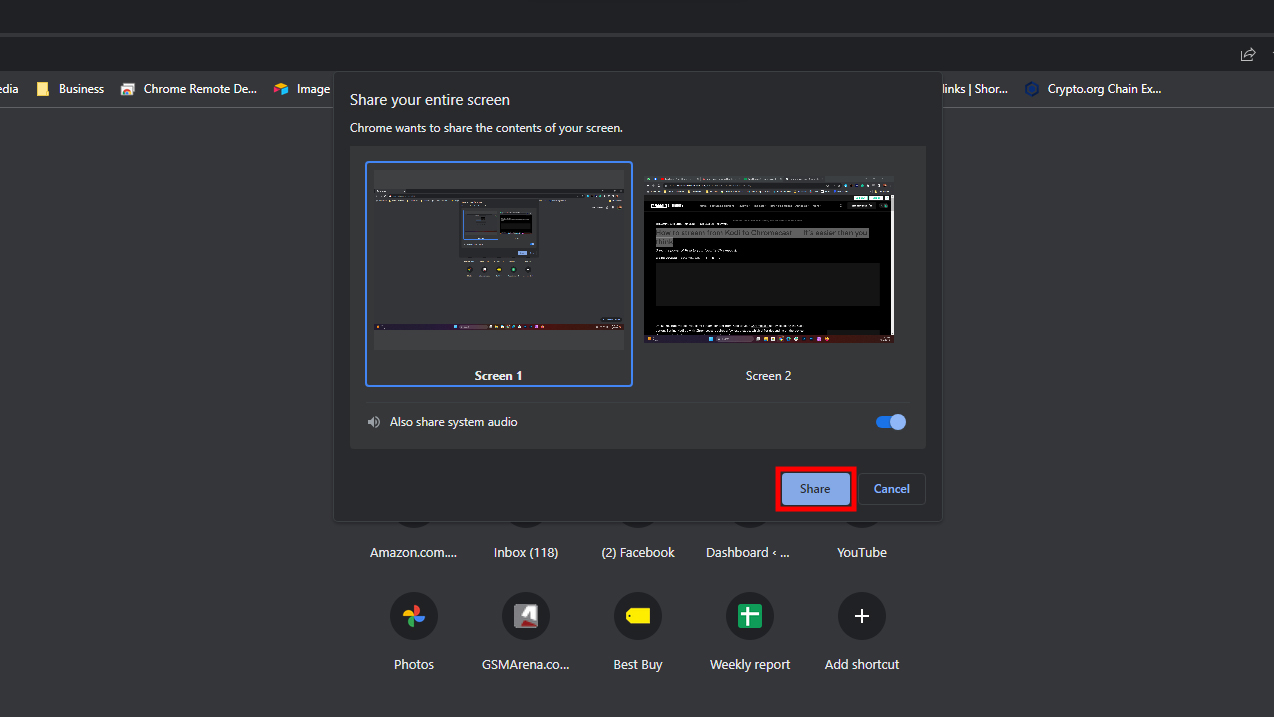 How to cast your PC screen to Chromecast (4)