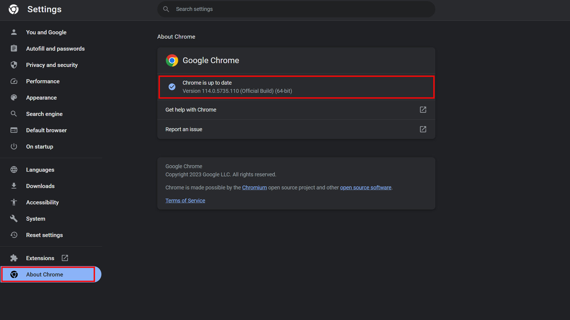 How to check Google Chrome version on desktop 2