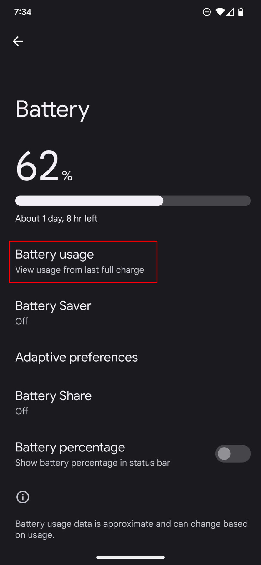 How to check battery usage on Android 13 2
