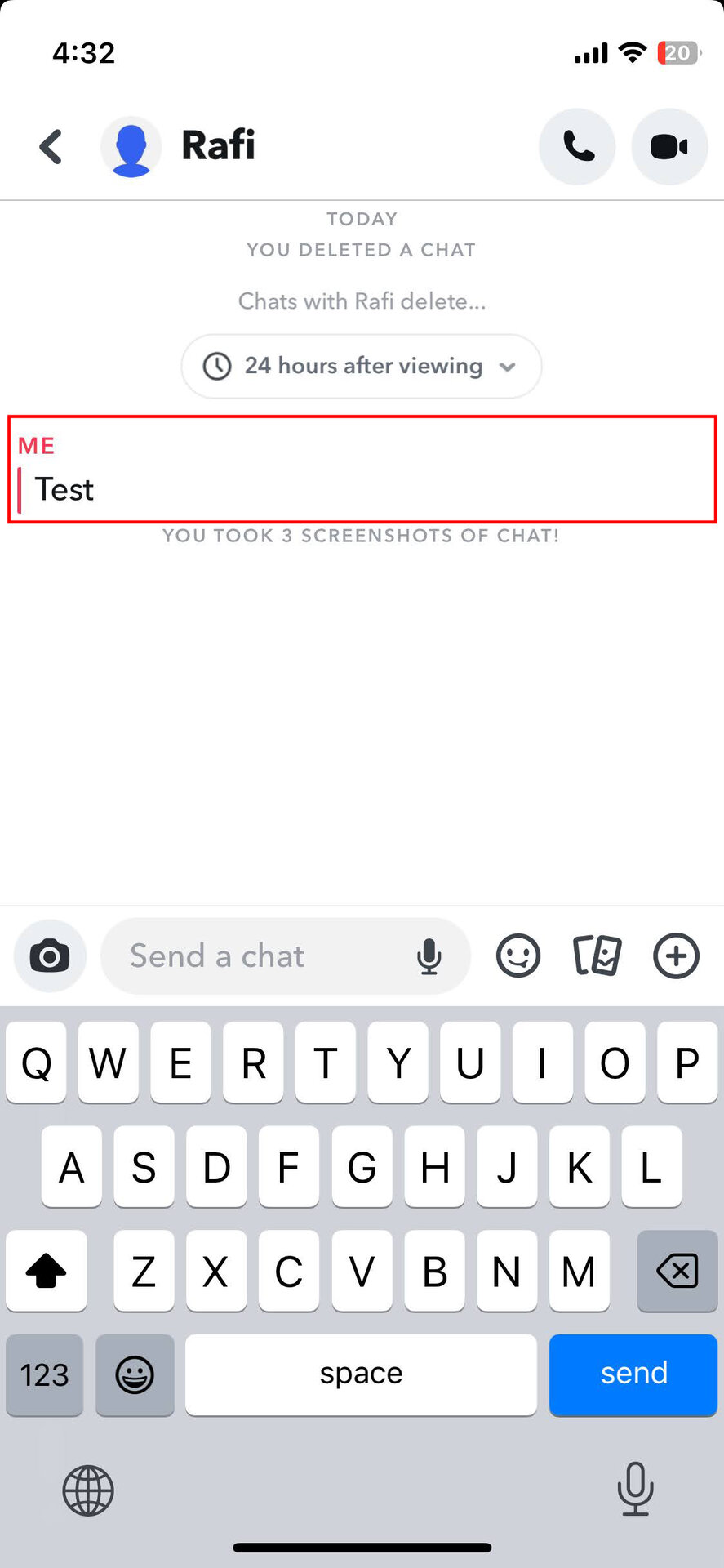 Как да изтриете съобщения на Snapchat за iPhone (2)