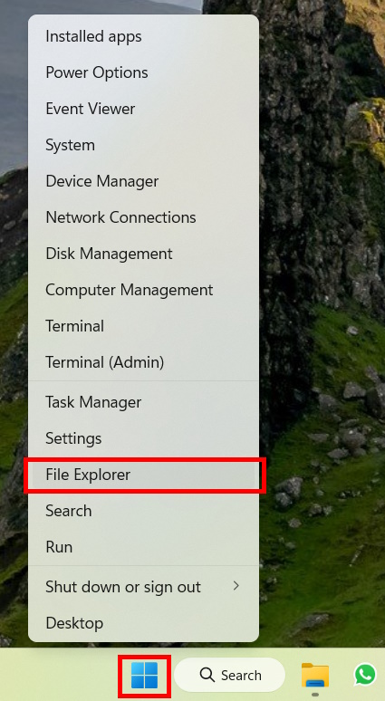 How to map a network drive on Windows 11 Open File Explorer