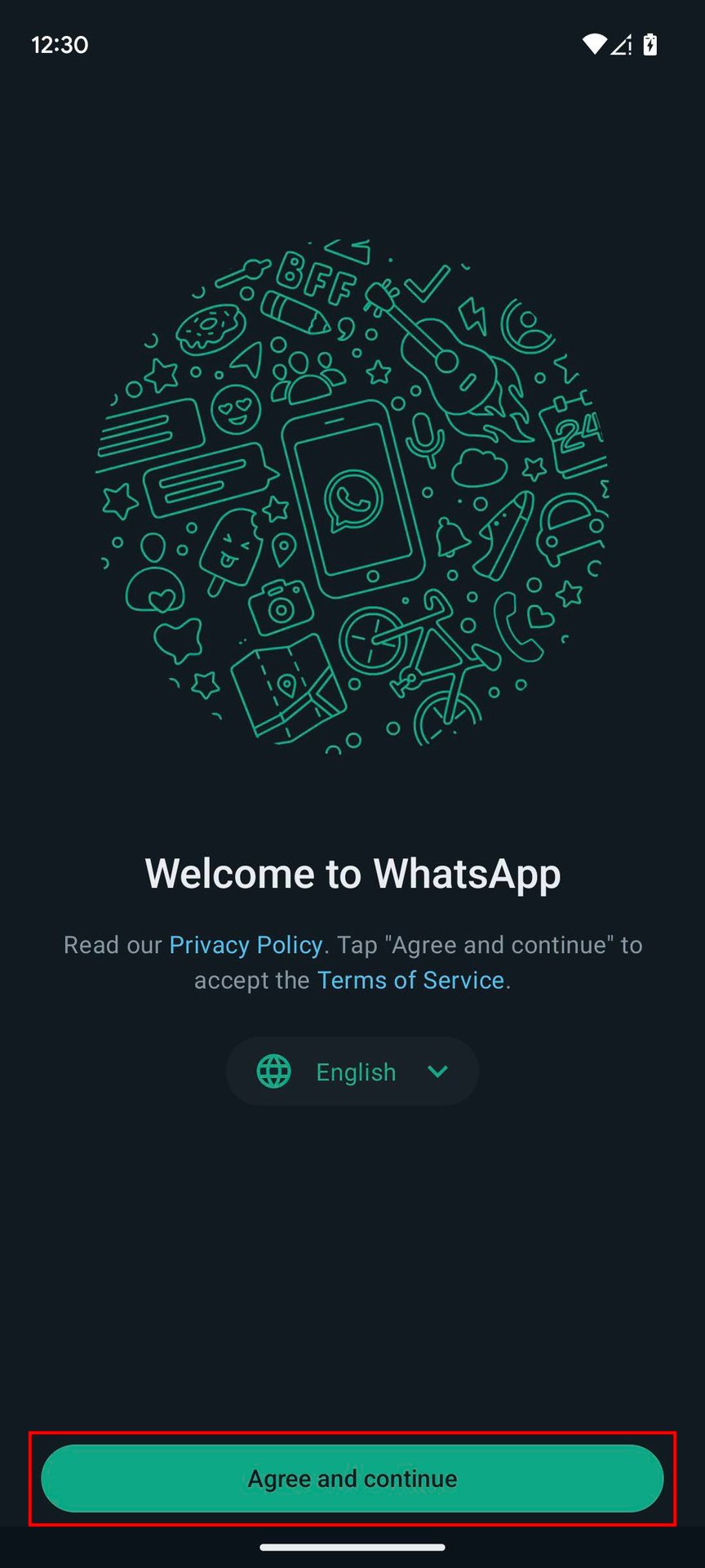 How to set up Android WhatsApp using a landline phone (2)