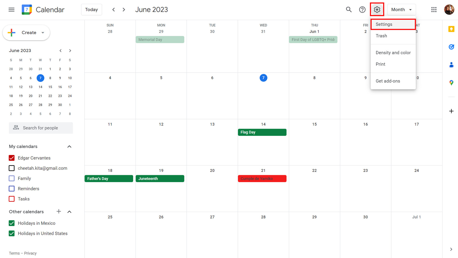 How to transfer calendar from iCloud to Google Calendar 3