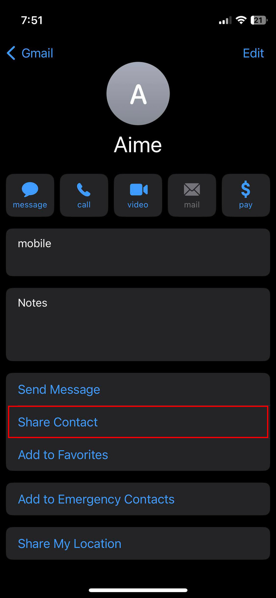 How to transfer contacts from iPhone to Android using a .vcf file 2