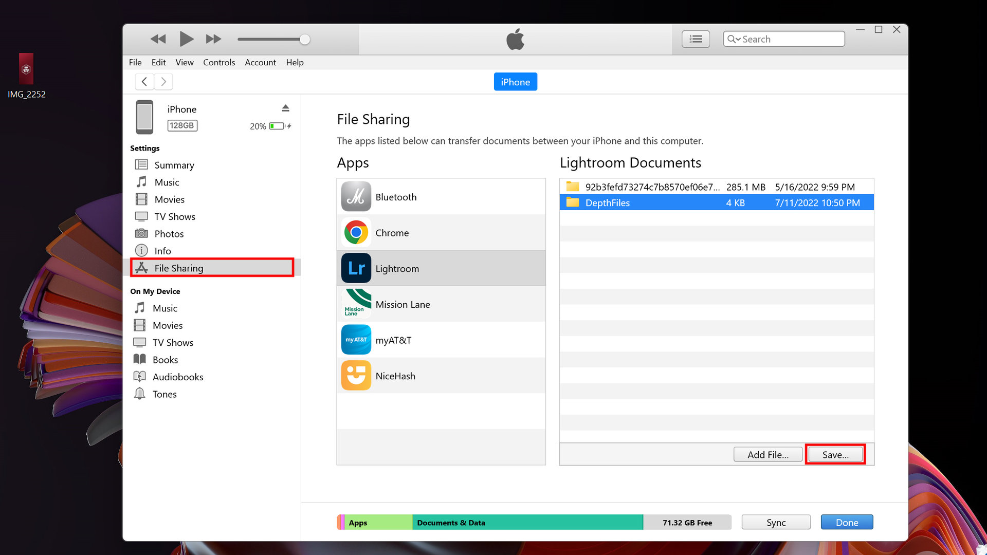 How to transfer other files from iPhone to Android 2
