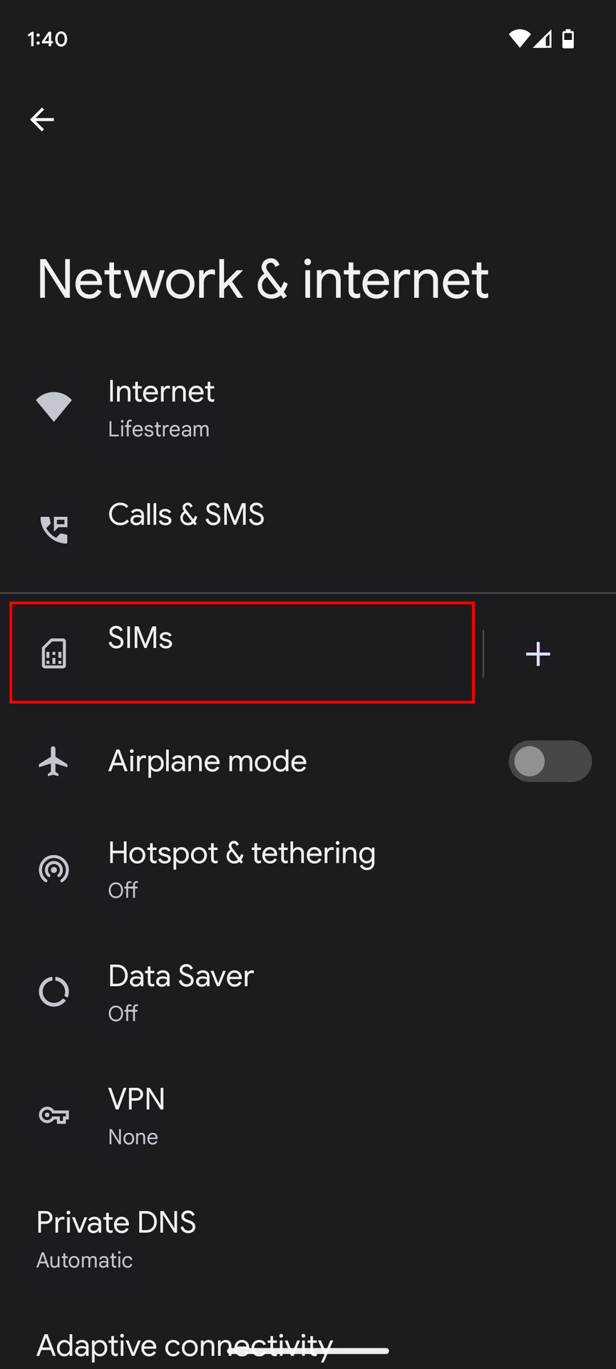 How to turn off 5G on Android 2