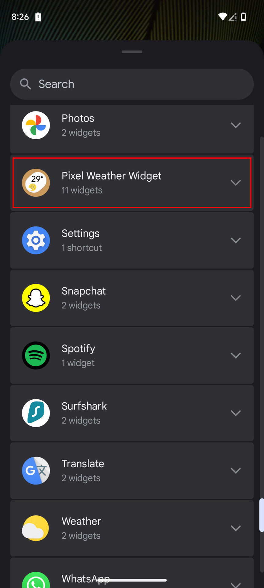 How to use Pixel Weather Widget Themes 2