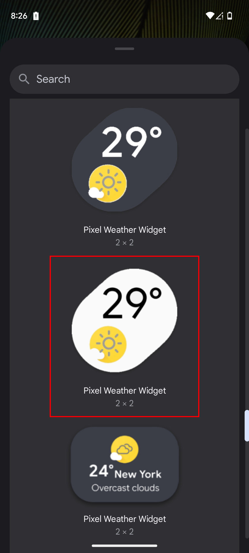 How to use Pixel Weather Widget Themes 3