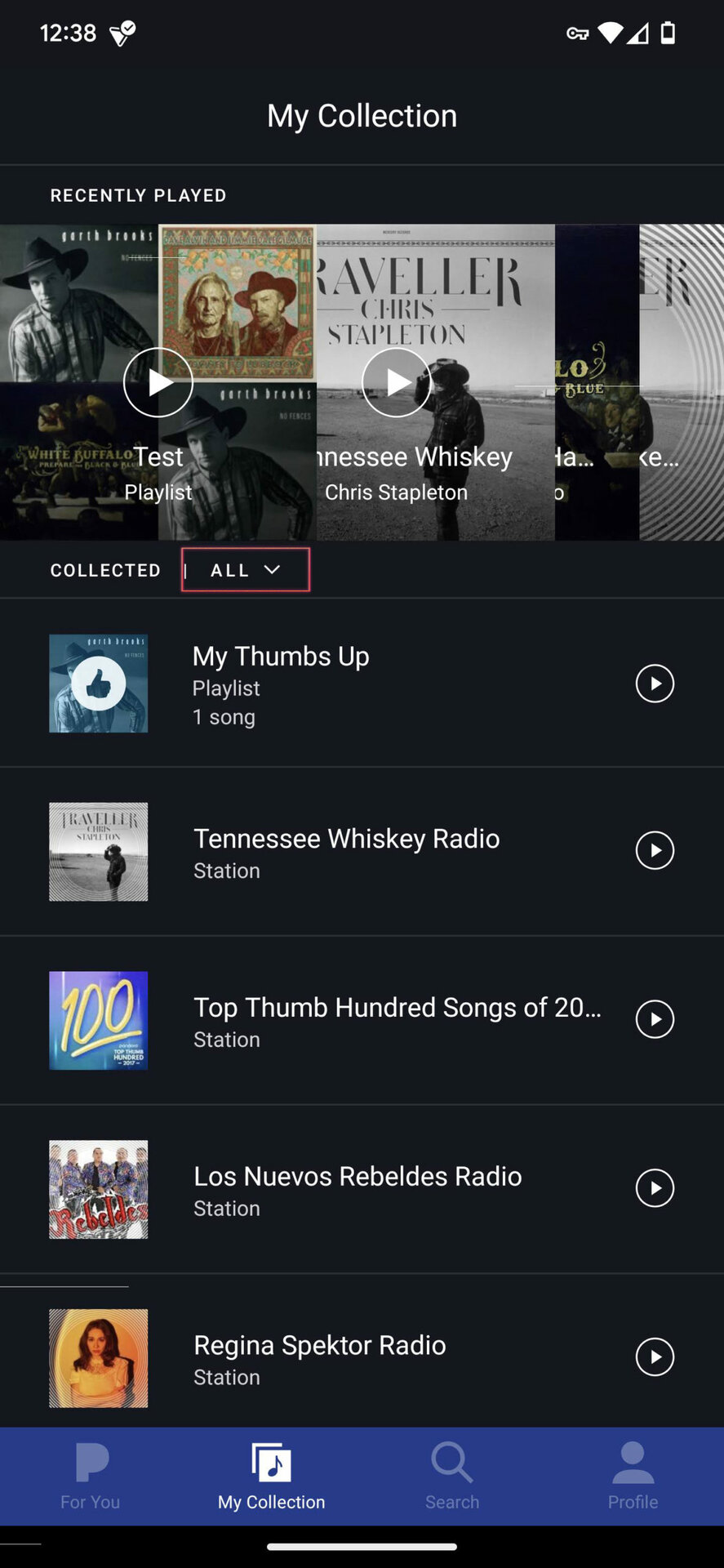 Making a playlist on Pandora for Android 1