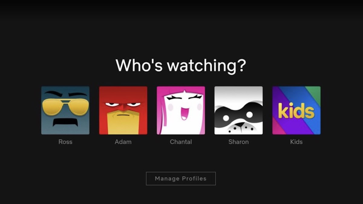 Netflix profiles