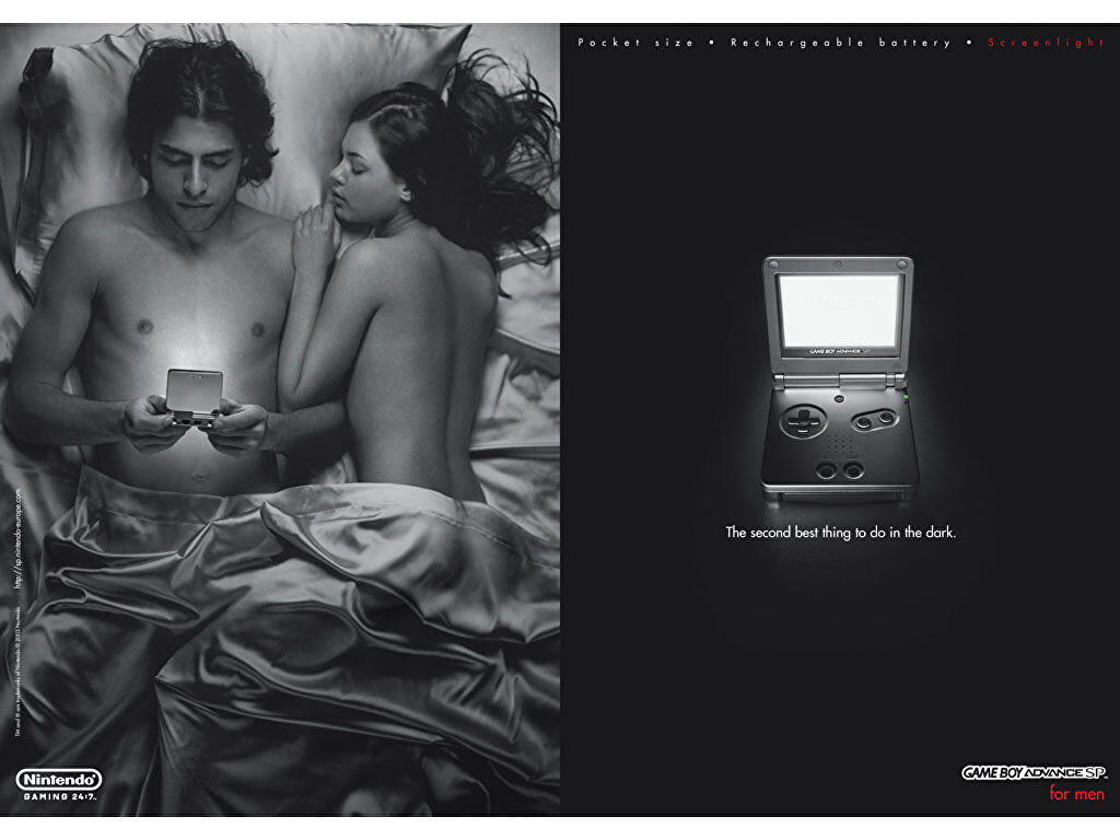 Nintendo Game Boy Advance SP magazine advert