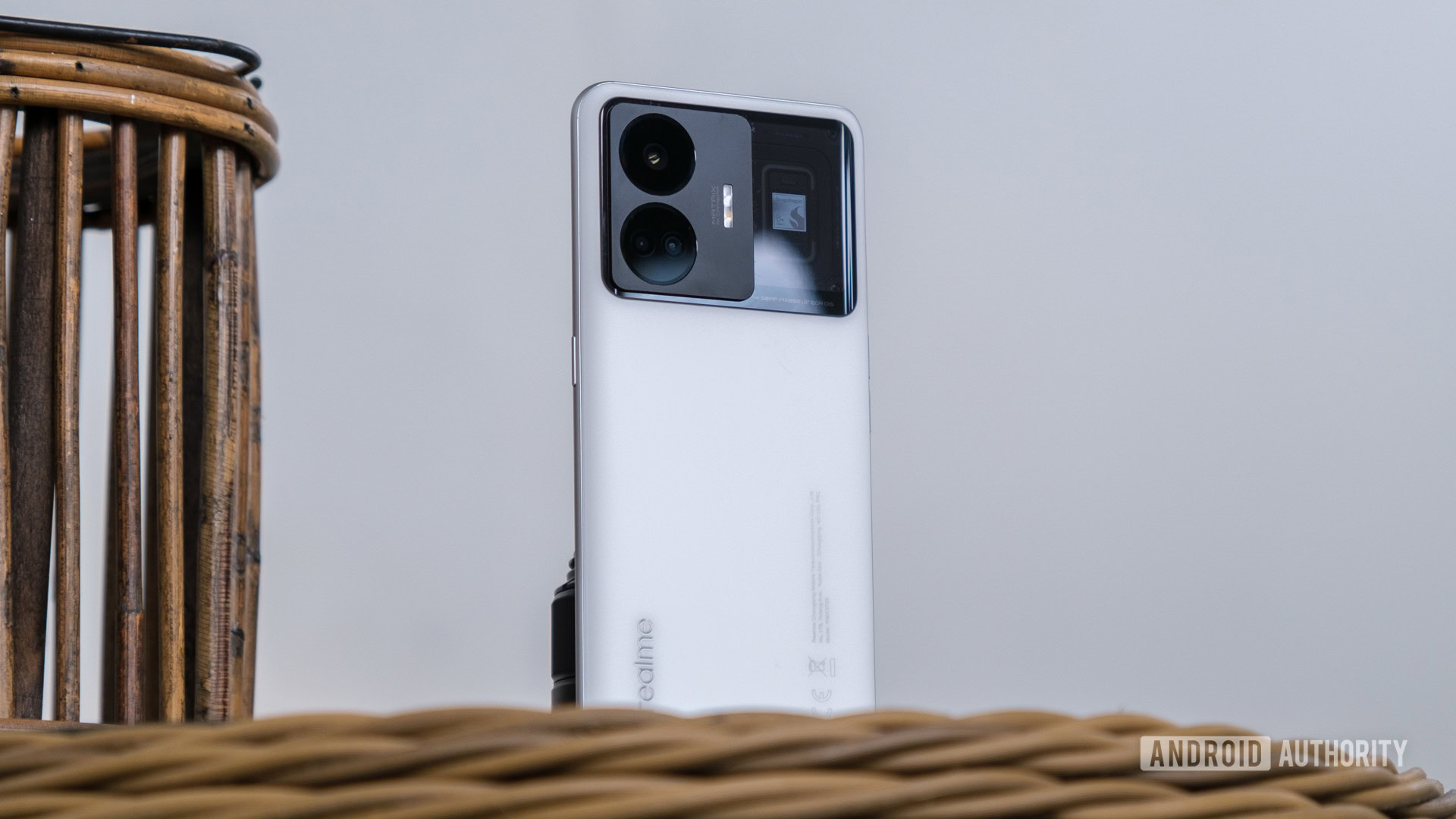 Realme GT3 standing angled