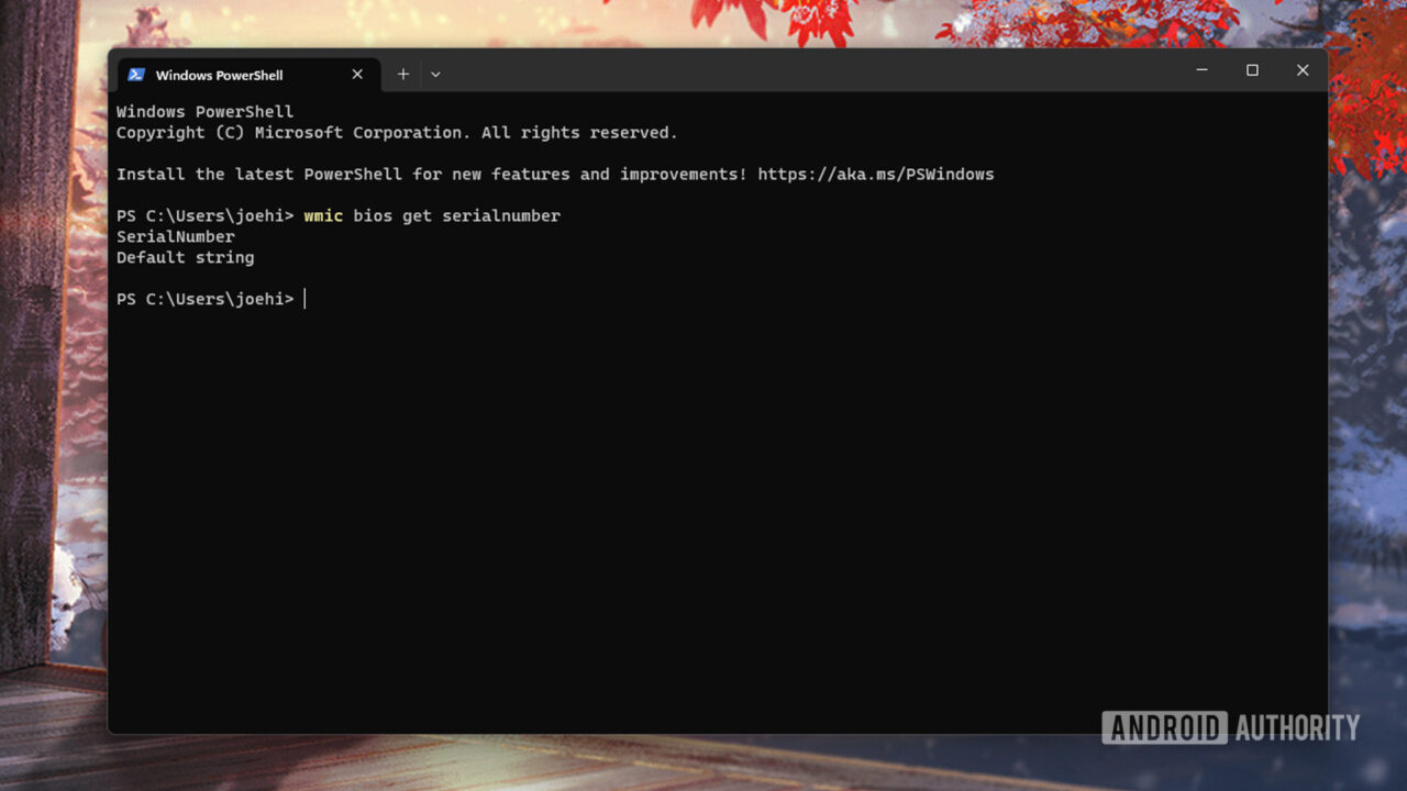 How to find your computer's serial number on Windows Android Authority