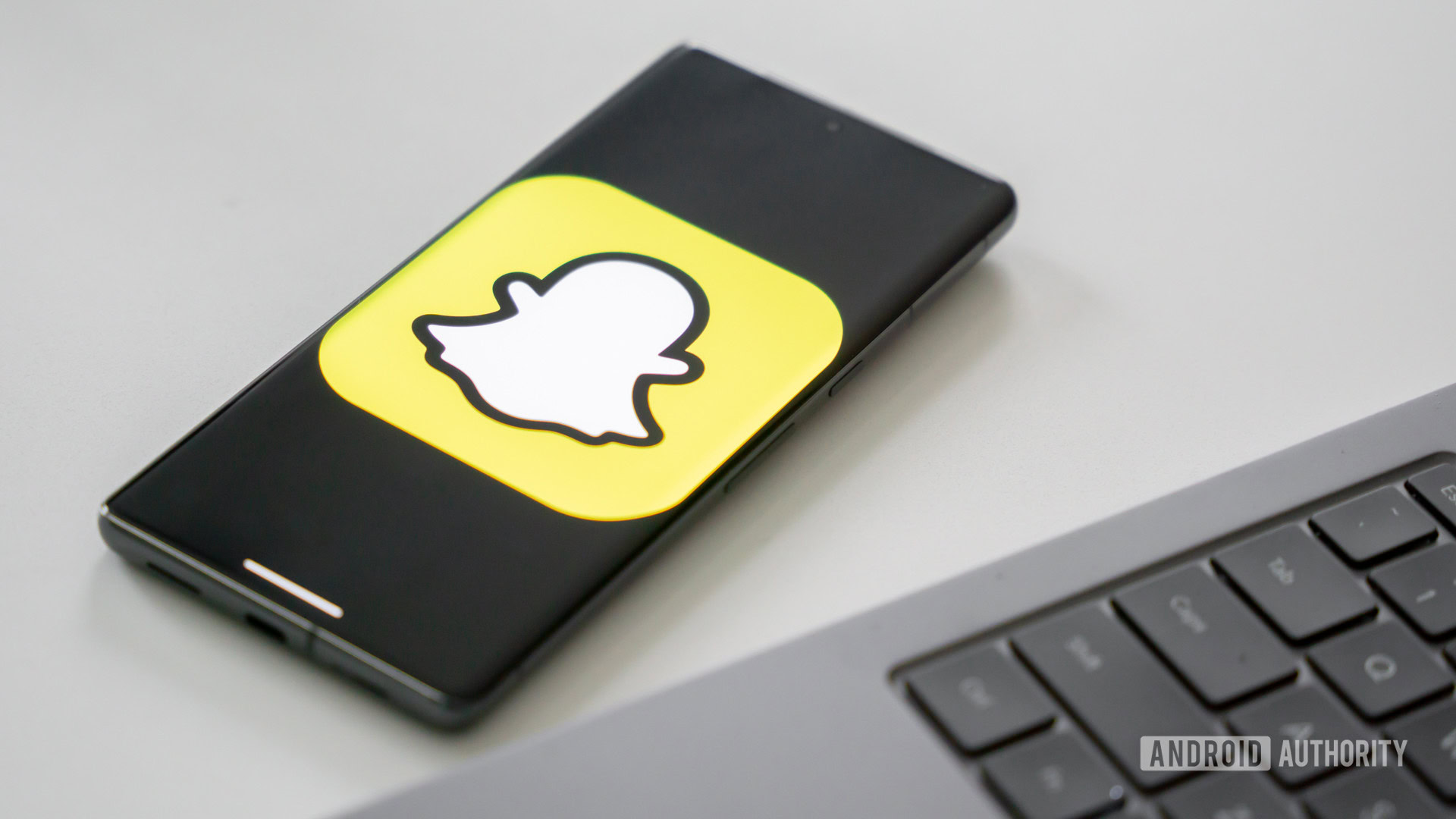 Snapchat logo stock photo 4