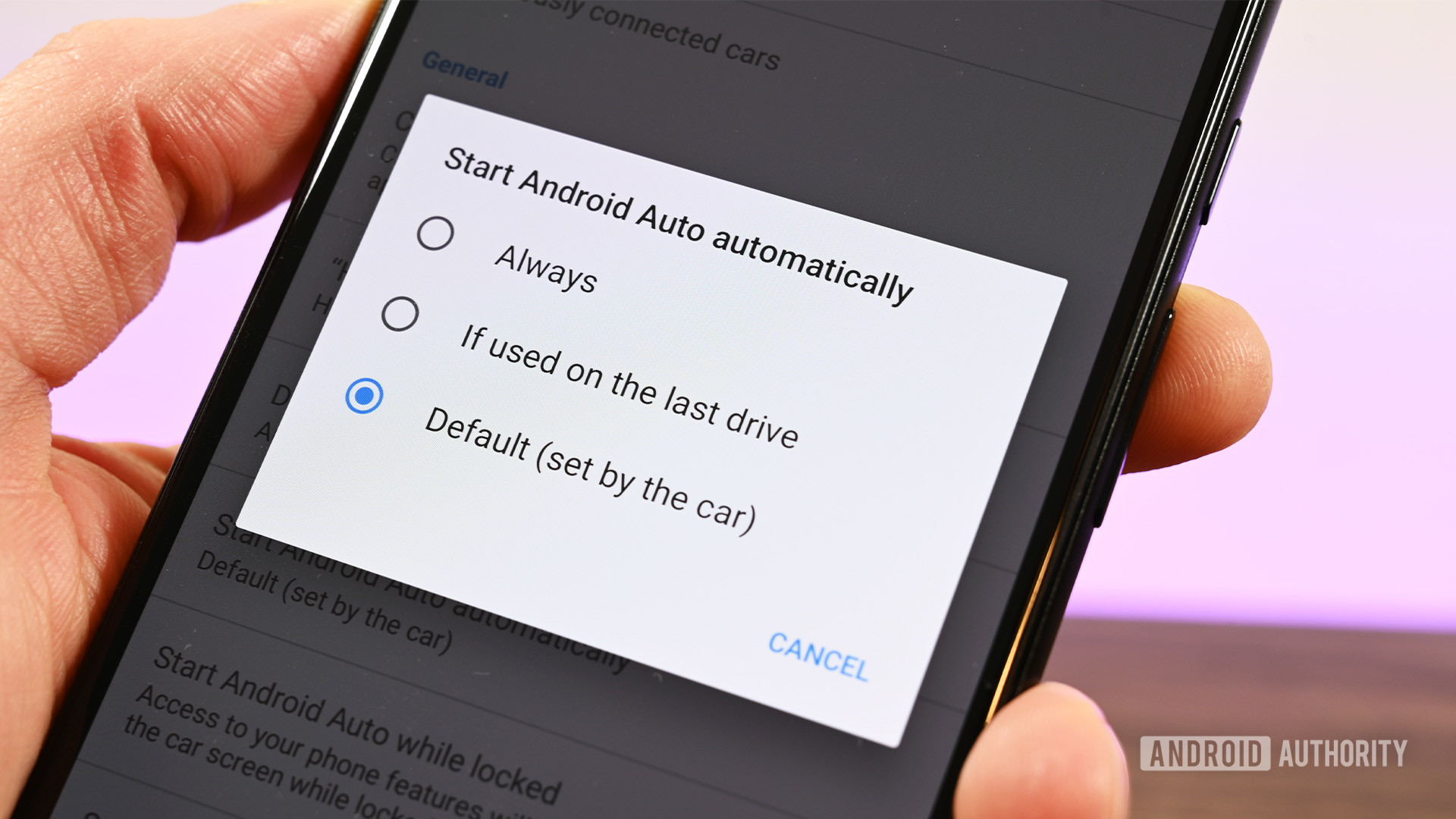 Start Android Auto Automatically