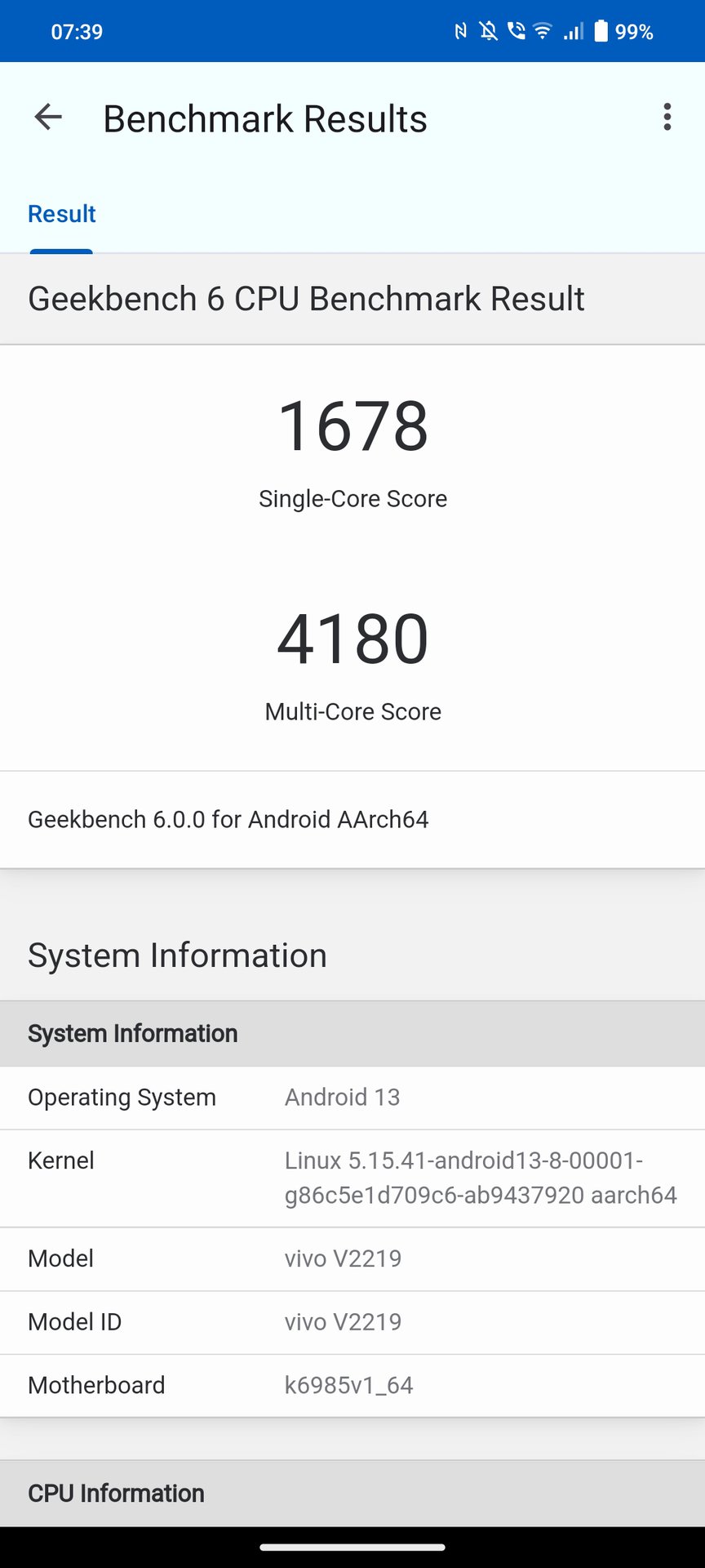 Vivo X90 Pro Geekbench 6