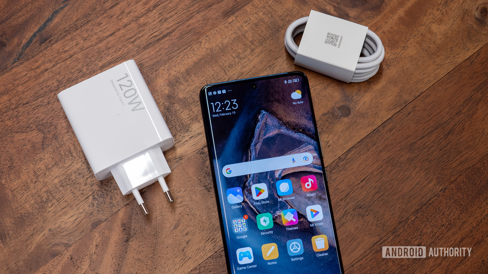 Xiaomi 13 Pro with charger and cable