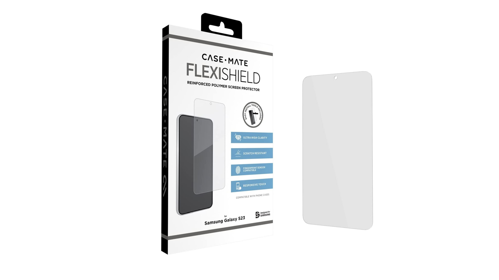 case mate flexishield screen protector s23